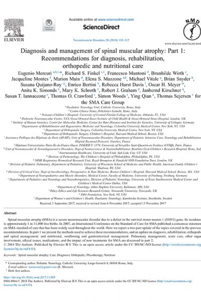Neuromuscular Disorders, 28 (2018) 103-115. doi:10.1016/j.nmd.2017.11.005